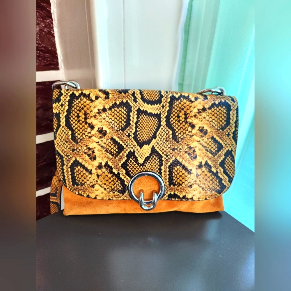 Rebecca Minkoff snakeskin handbag